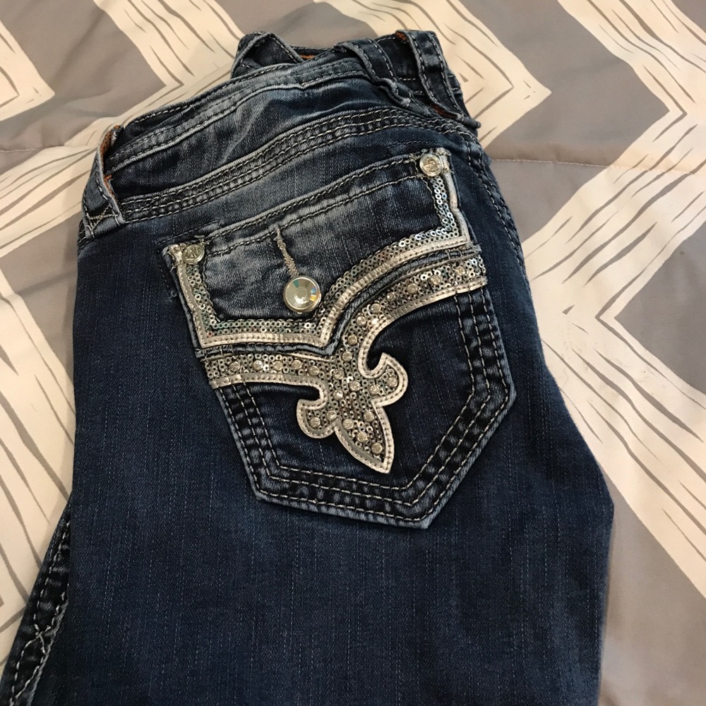 Size 25 Rock Revival Bootcut Jeans