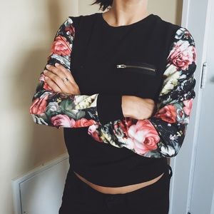 Floral sweatshirt