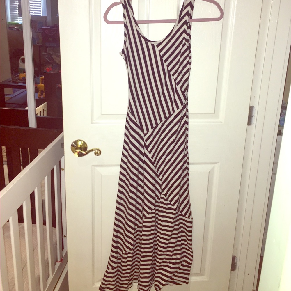 Black & White Maxi Dress