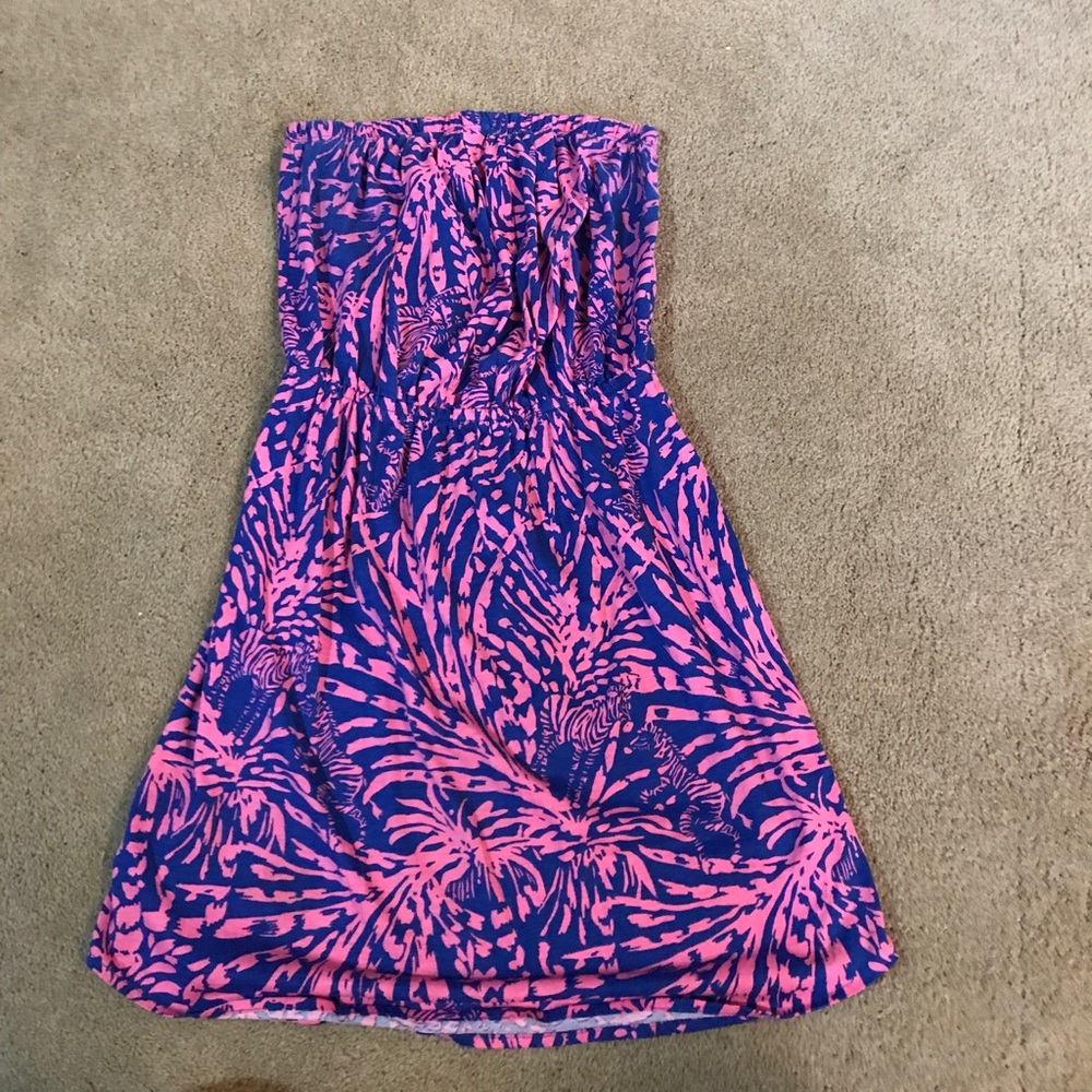 Strapless Lily Pulitzer dress