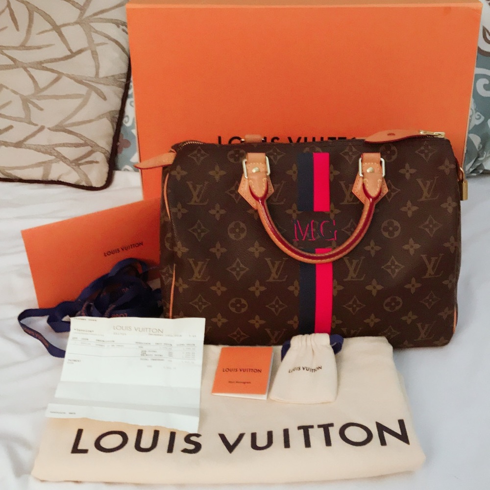 🎀SOLD🎀Authentic Personalized speedy 30😍😊❤️