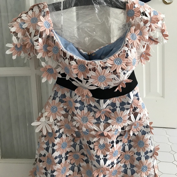 3D Floral Mini Dress - Picture 3 of 3