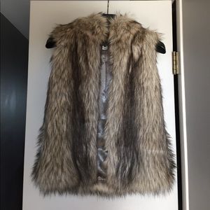Eddie Bauer Faux Fur Vest