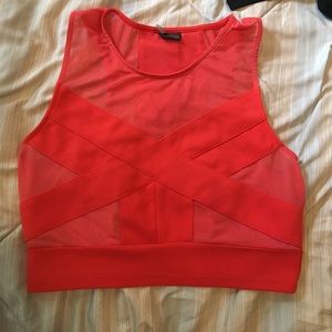 Sparkle and fade crop top