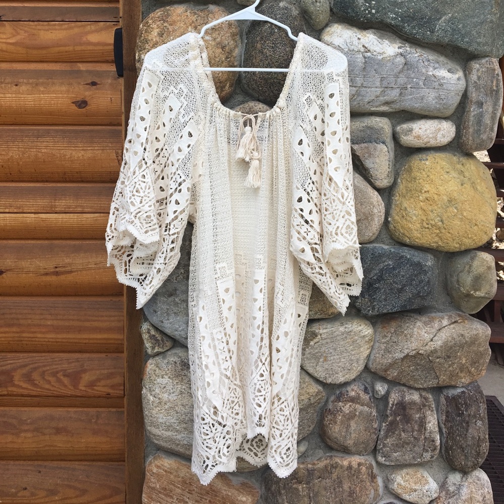 Anropologie crochet dress