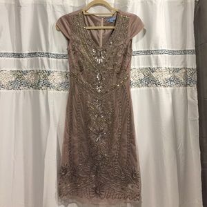 Antonio Melani embellished knee length dress