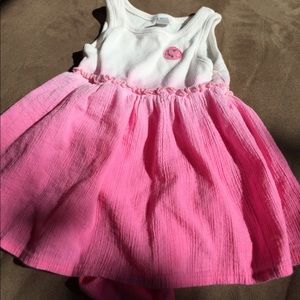 Gradient pink dress