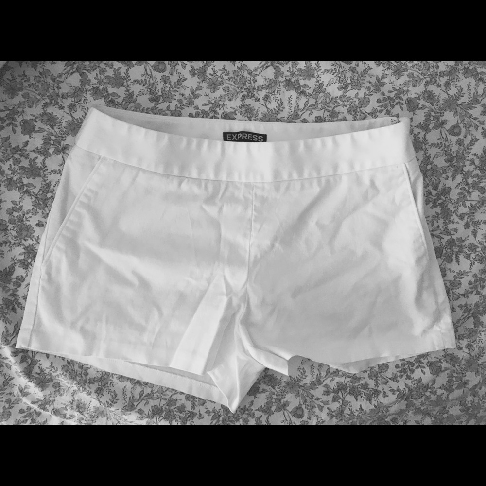 Express White shorts