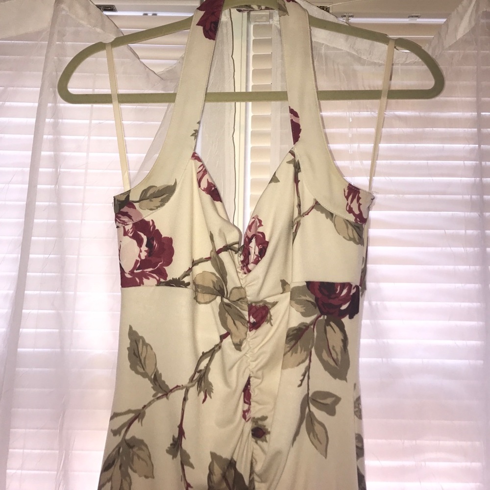 Sweetheart rose fit & flare dress