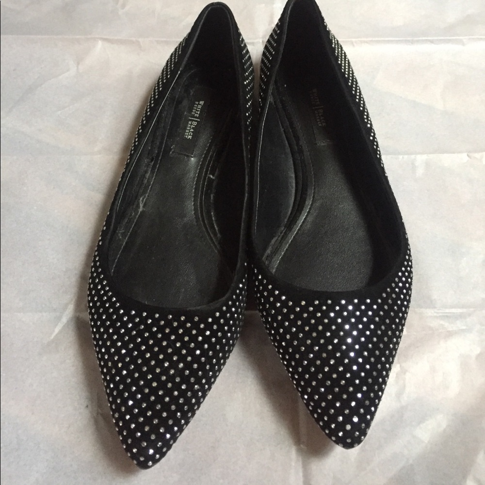 White House Black Market Studded Flat