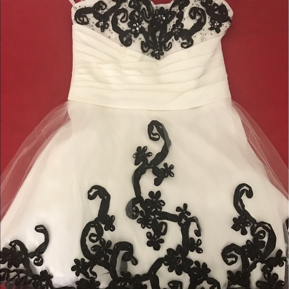 White "Cinderella" brand Jr dress.