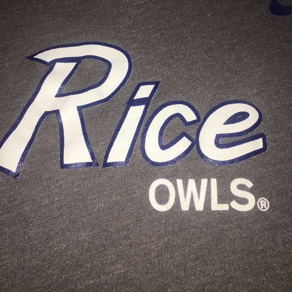 Nike v neck college shirt Rice University
