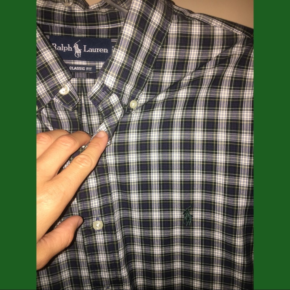Men's Ralf Lauren Polo Button Up 🐎