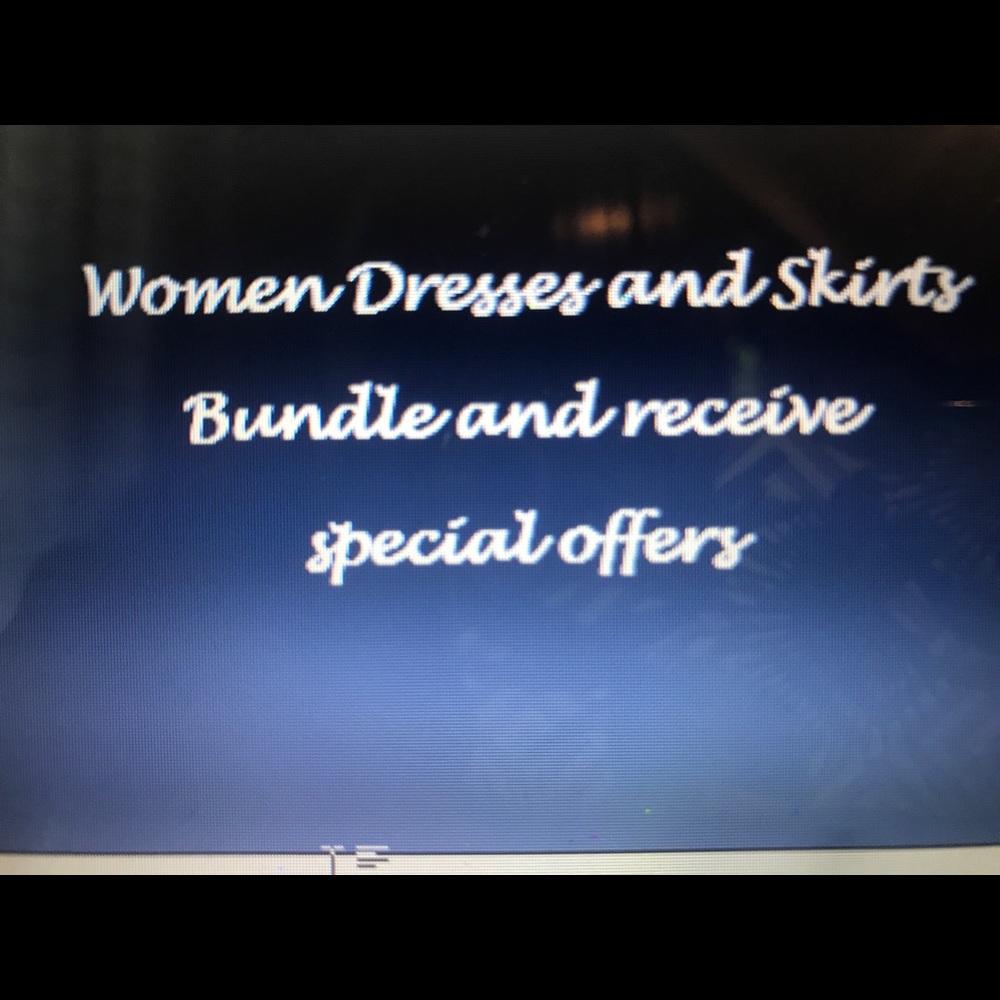 Dresses and skirts