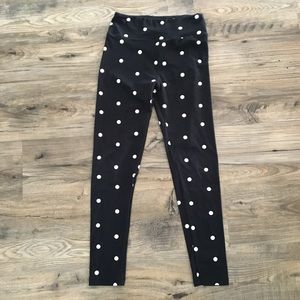 LuLaRoe polka dot leggings one size