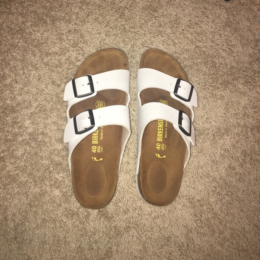 White Birkenstocks