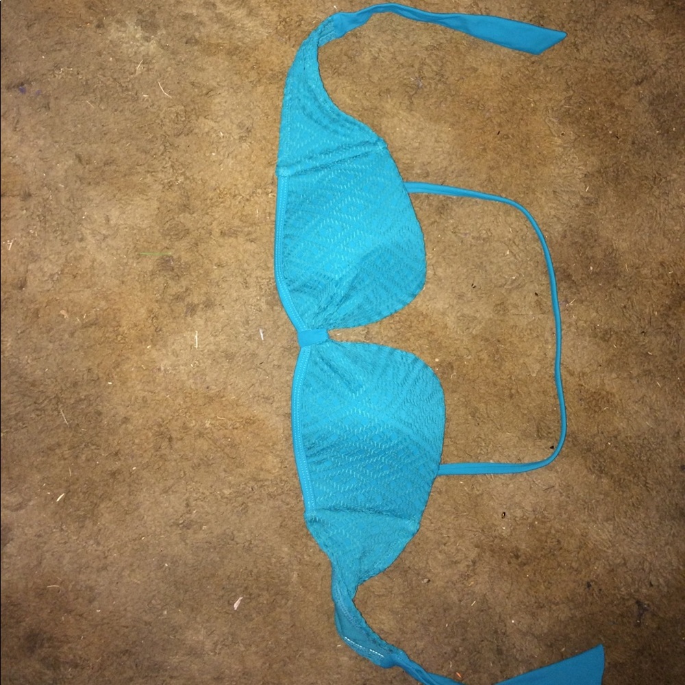 Candie's turquoise swim bikini top