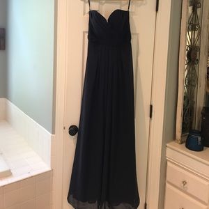 Navy bridesmaid dress or formal wear dress
