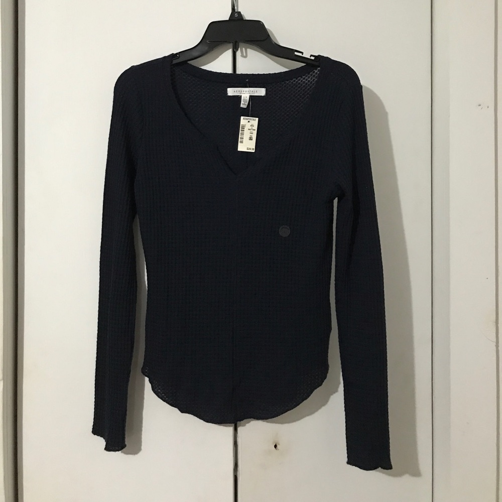Aeropostale Waffle Weave Sweater