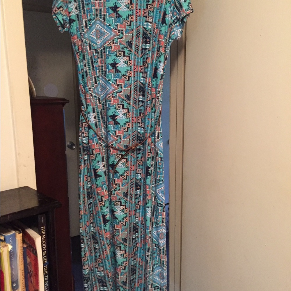 Soft tribal Maxi dress Brand New Ladies XL