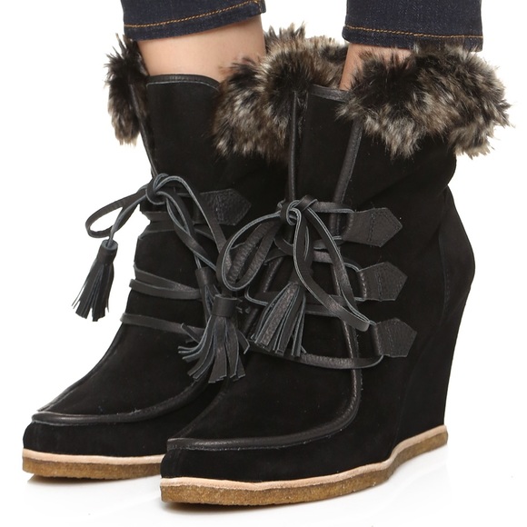 splendid wedge boots