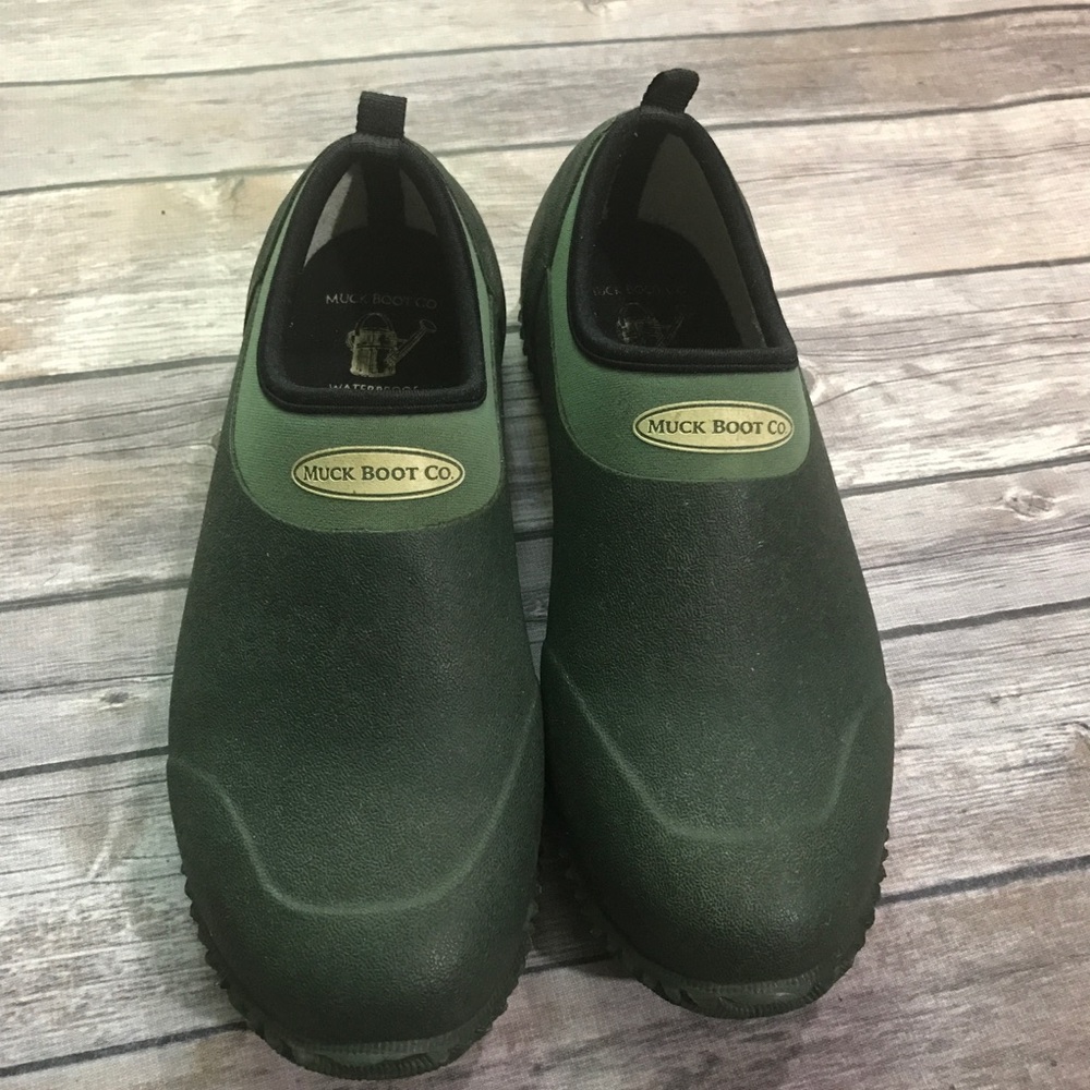 Muck Boot Green Rubber Waterproof Garden Shoes