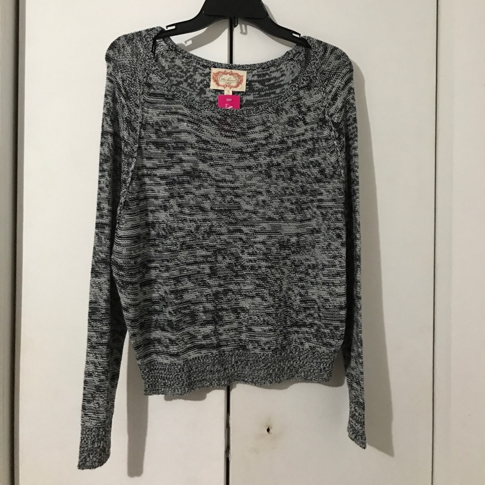 Gray, Marled Sweater from A'Gaci