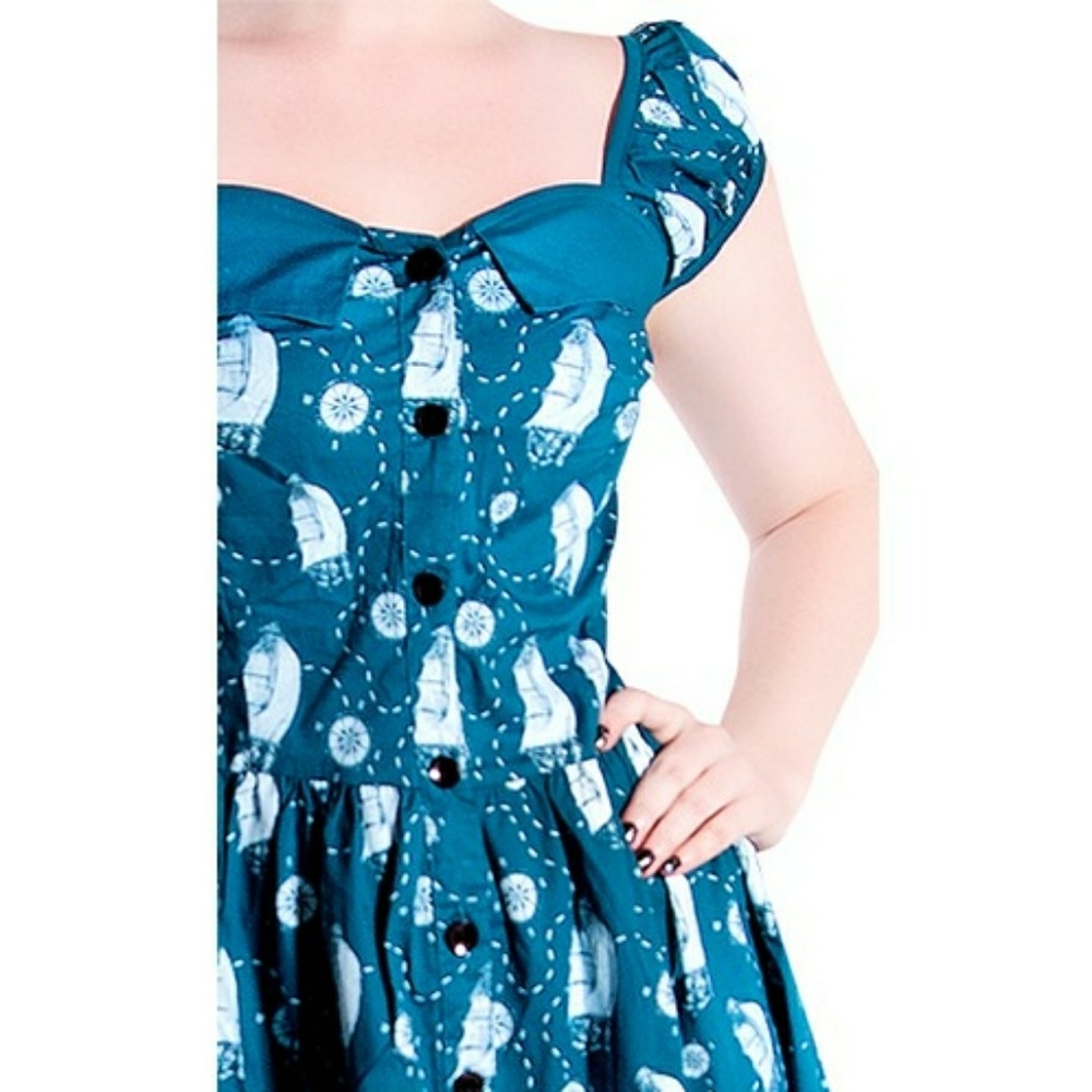Sourpuss Sinking Ship Bella Dress
