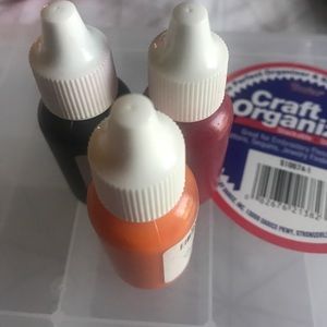 3 bottles of liquid lip colors