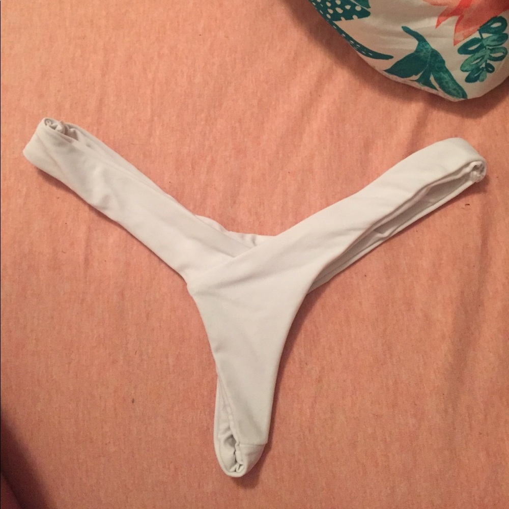 White Thong Bikini