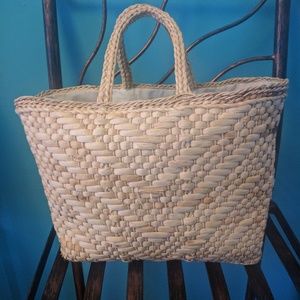 Closet clear out Wicker bag/purse
