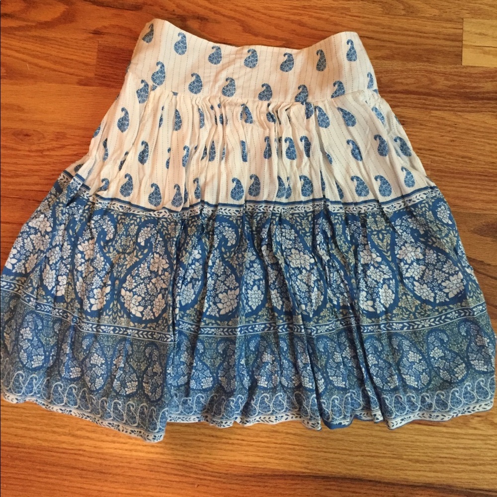 XS Paisley Flowy Skirt