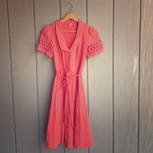 Anthropologie "Maeve" fit and flare dress