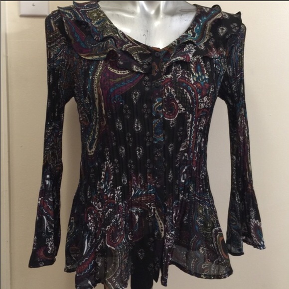 Dress barn sheer blouse - Picture 2 of 4