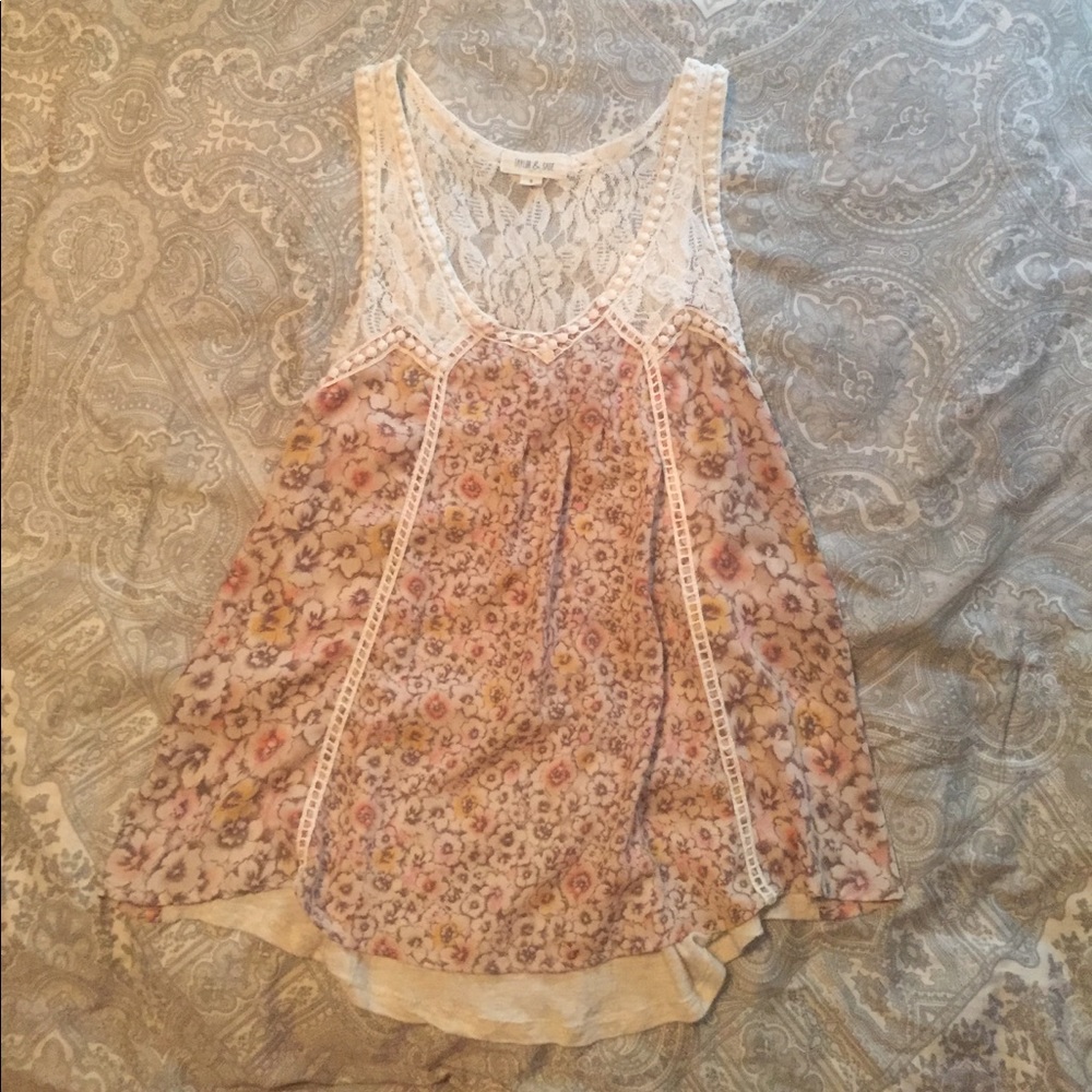 Floral nordstrom tank