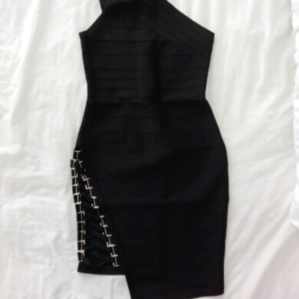 🎀🎀 Sexy Bodycon Thick Bandage Dress Bebe - Picture 3 of 5