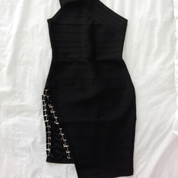 🎀🎀 Sexy Bodycon Thick Bandage Dress Bebe - Picture 3 of 5