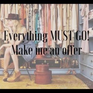 All Reasonable Offers Will Be Accepted!