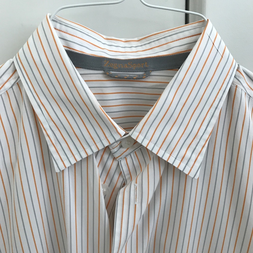 Zegna Sport Short Sleeve Button Down Shirt