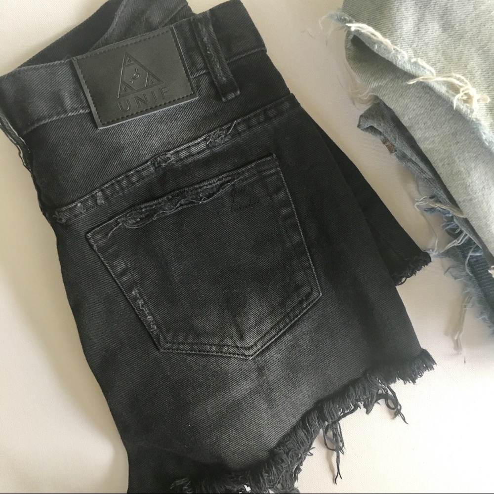 unif / high-waisted cutoffs