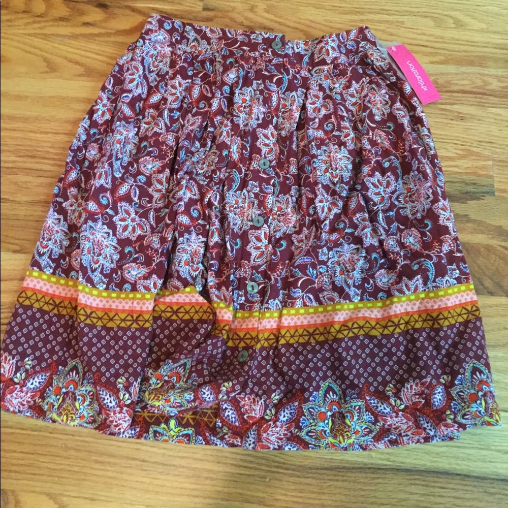 Bright Flowy XS Skirt
