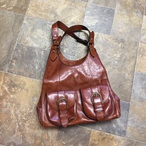 Banana Republic brown leather purse