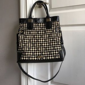 Black and white Kate Spade tote