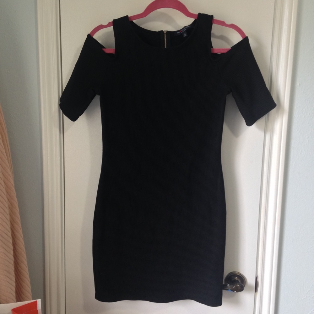 Cut Out Knit Bodycon Dress
