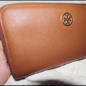 Tory Burch Camel Wallet