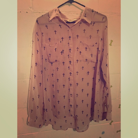 Decree Tops - Decree sheer Blouse