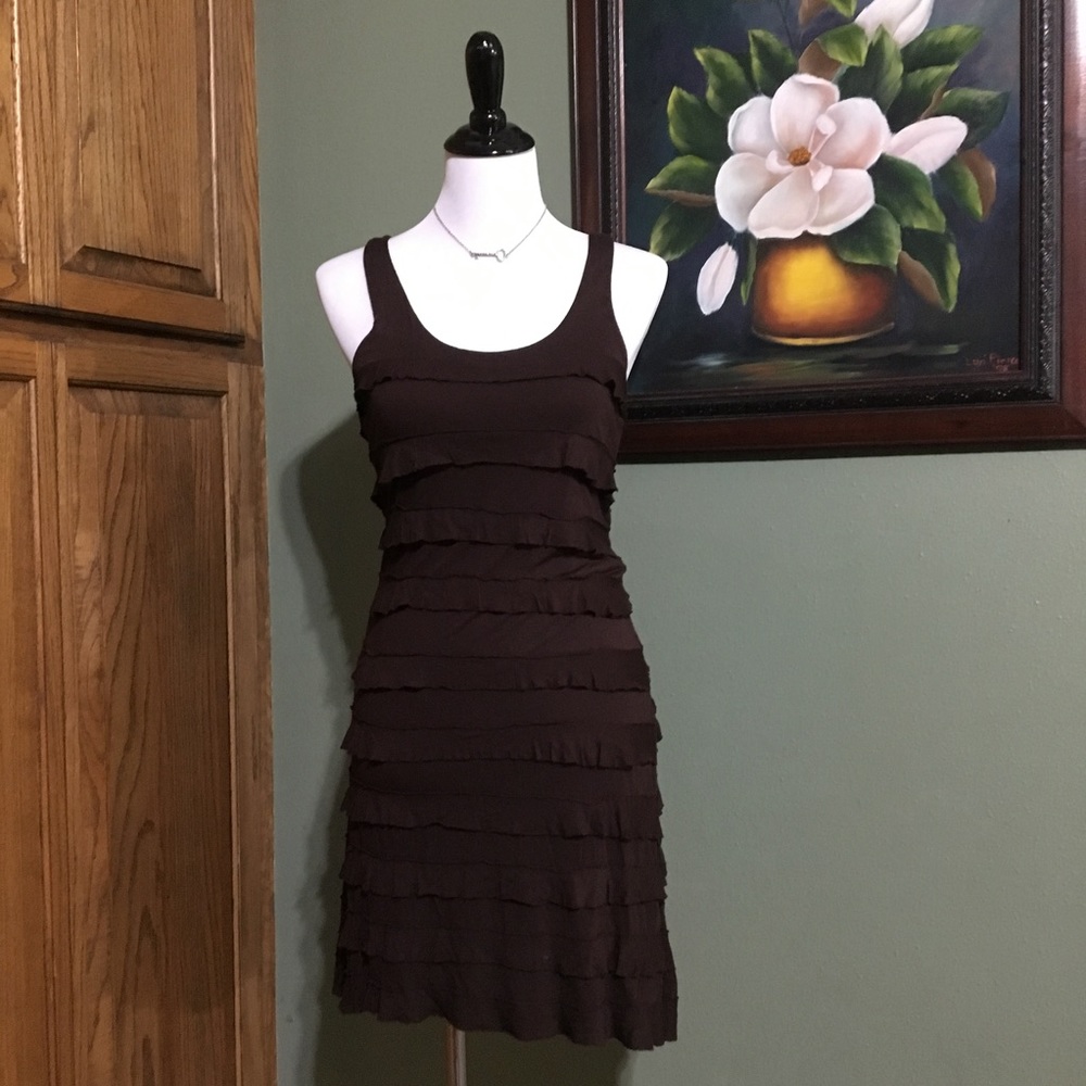 Charlotte Tarantola Cha Cha Ruffle Dress Sz Small