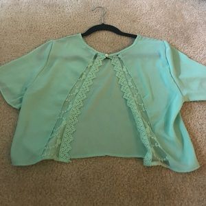 Openback tobi crop