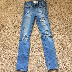 Abercrombie distressed jeans