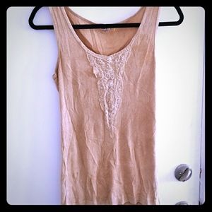 Embroidered tank top